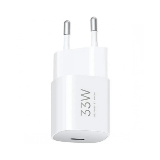 Cargador Xiaomi 33W Nano USB-C GaN Compacto Blanco