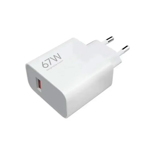 Cargador Xiaomi 67W HyperCharge USB-A Carga R�pida Blanco