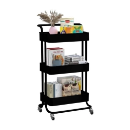 Carrito Organizador Ledstar 3 Estantes con Ruedas 360�