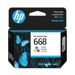 Cartucho de Tinta HP 668 Tricolor 120 Páginas