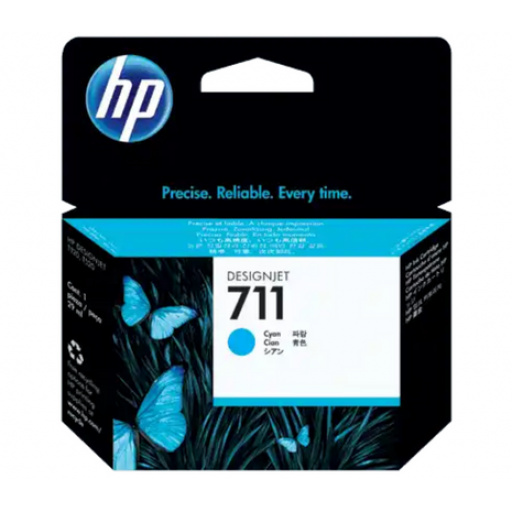 Cartucho HP 711 Cyan Original 29 ml para DesignJet