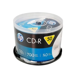CD-R HP 52x 80min 700 MB Pack de 50 Discos Grabables