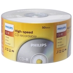 CD-R Philips 52x 80min 700MB Pack x50