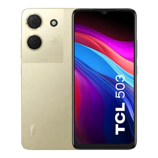 Celular TCL 503 128 GB Dorado 4G 6,6 pulgadas Dual SIM