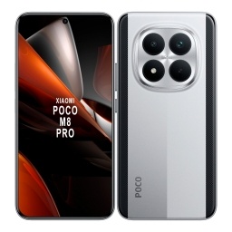 Celular Xiaomi POCO M8 Pro 5G 8 GB 256 GB Plateado IP68