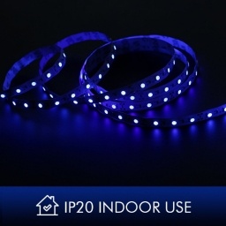 Cinta LED Azul 5 metros SMD3528 12 V Interior