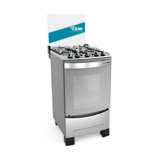 Cocina a Gas TEM Celebración Plus 4H con Horno 48L