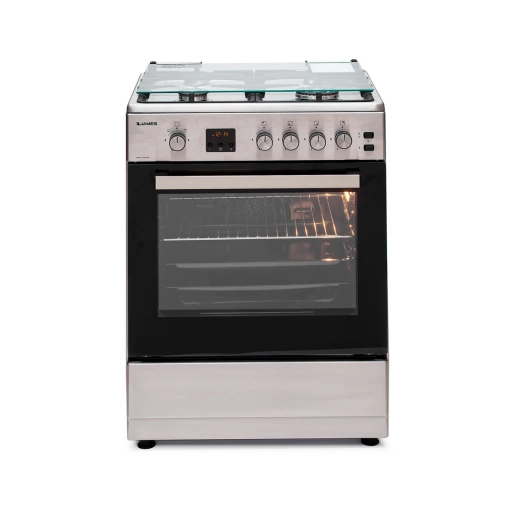 Cocina A Gas James C 26 a TKS G3 Inox 4 Hornallas