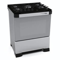 Cocina a Gas TEM Celebracin Glass 5H Horno 48Lts