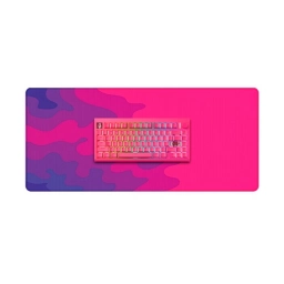 Combo Gamer Fantech MK921 Teclado Y Mousepad Rosa