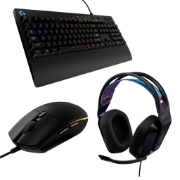 Combo Gamer Logitech G213 G203 G335 con Teclado RGB