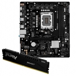 Combo Gamer Motherboard AsRock B860M-H2 + Memoria Ram Kingston 16GB DDR5