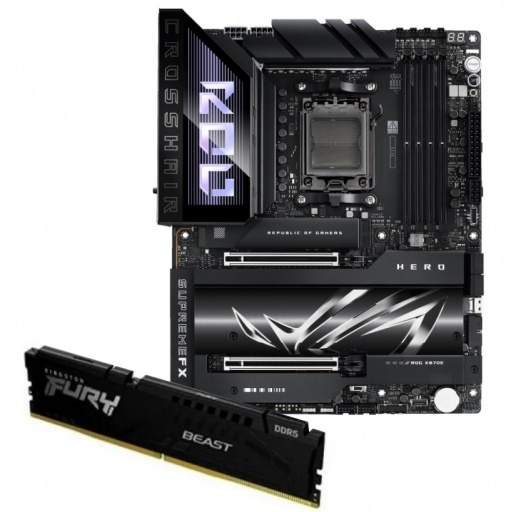 Combo Gamer Motherboard Asus ROG X870E + Memoria Ram Kingston 32GB DDR5