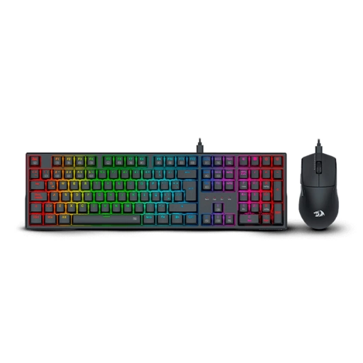 Combo Gamer Teclado y Mouse Redragon S146 RGB
