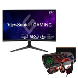 Combo Gamer ViewSonic VX2418C 24 pulgadas con Kit MT-C500