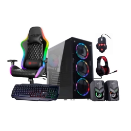 Combo Gamer X-Lizzard GX-505 Pack 3 con Silla RGB