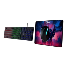 Combo Gamer XTech XTK-535S Teclado Mouse y Pad RGB