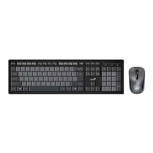 Combo Inal�mbrico Genius KM8200 Teclado Y Mouse Negro Gris