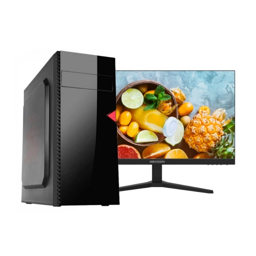 Combo PC i5 12400 + Monitor Hikvision 23.8 FHD - Listo para usar