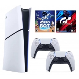 Consola Sony Playstation 5 Slim Digital con Joysticks DualSense + 2 Juegos