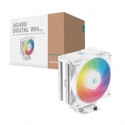 Cooler Cpu Deepcool AG400 Digital ARGB 120 mm Blanco