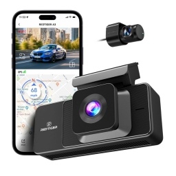 Dashcam Redtiger A3 3 Canales 2.5K WiFi para Auto