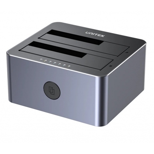 Dock Unitek Doble Bah�a SATA III para Discos Duros 2,5 pulgadas y 3,5 pulgadas