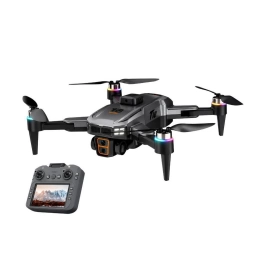 Drone Plegable con Pantalla en Control y Luces LED RGB