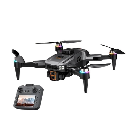Drone Plegable con Pantalla en Control y Luces LED RGB