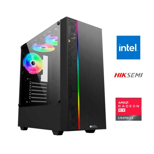 PC Gamer Intel i3 10100F  RX 6400  8GB  SSD 512GB  Tu primer paso al gaming dedicado