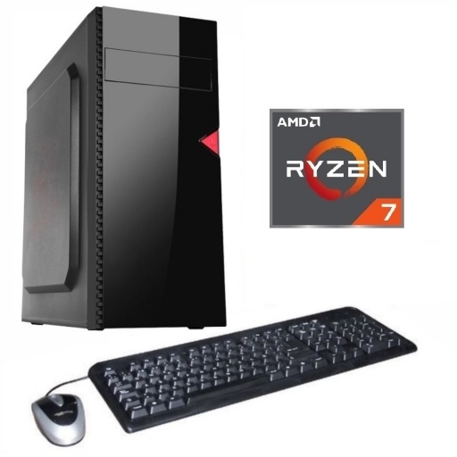 Equipo PC AMD Ryzen 7 5700 g 8 GB DDR4 500 W sin Disco