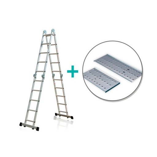 Escalera Andamio Lumax ZGS-717 20 Escalones Multifunci�n