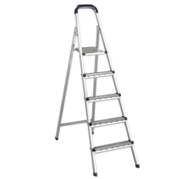 Escalera Met�lica Antideslizante 4+1 con Plataforma