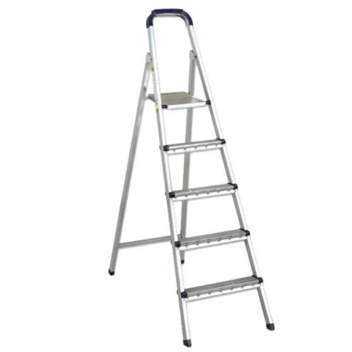 Escalera Met�lica Antideslizante 4+1 con Plataforma
