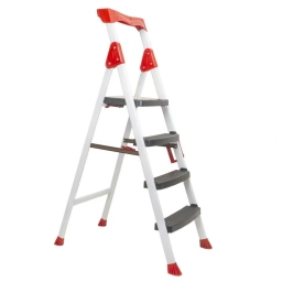 Escalera Met�lica Z-Tools 3+1 con Plataforma 150 kg