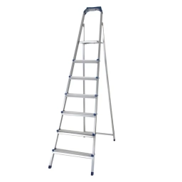 Escalera Zilan ZLN1183 de Aluminio 6+1 con Plataforma
