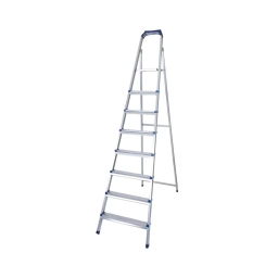Escalera Zilan ZLN1190 Met�lica 7+1 con Plataforma