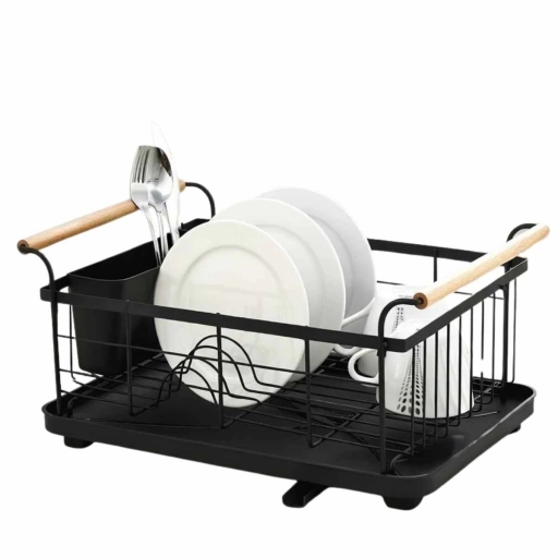 Escurridor de Platos Kassel KS-SC1N de 1 Nivel Negro