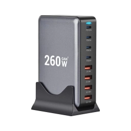 Estaci�n de Carga Ledstar R�pida 260 W USB y Tipo C