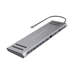 Estaci�n USB-C 14 en 1 para Notebook de Aleaci�n Aluminio