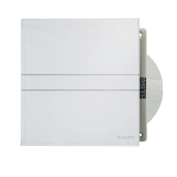 Extractor de Aire James EJ-100 VT con Timer y Vidrio Blanco