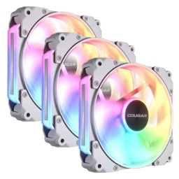 Fan Cooler Cougar Apolar 120 ARGB Blanco Kit X3