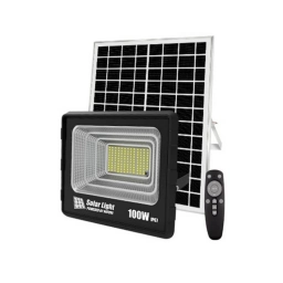Foco LED Exterior con Panel Solar 100 W y 127 LEDs