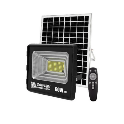 Foco LED exterior con panel solar 60W 101 LEDs