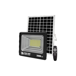 Foco Ledstar Exterior con Panel Solar 200 W Recargable