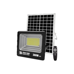 Foco Ledstar Exterior con Panel Solar 300 W Recargable