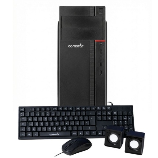 Gabinete Comstar con Fuente 600 W para PC y Armado Inicial
