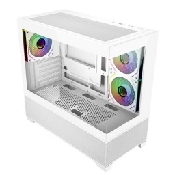 Gabinete Cooler Master Elite 490 Blanco Mid Tower