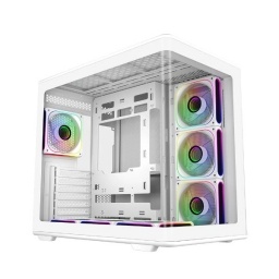 Gabinete Cooler Master Elite 600 ARGB Blanco Mid Tower