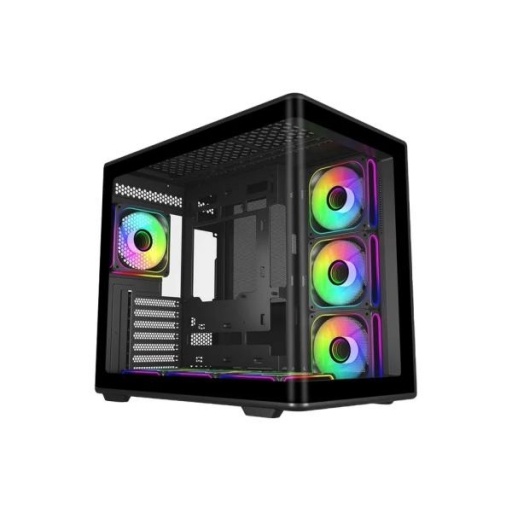 Gabinete Cooler Master Elite 600 ARGB 7 Fans Negro